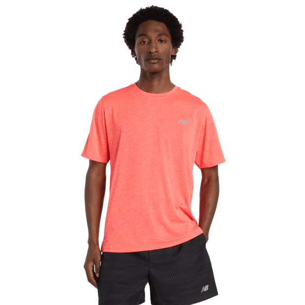New Balance Athletics T Shirt T Shirts Poly Jersey Red