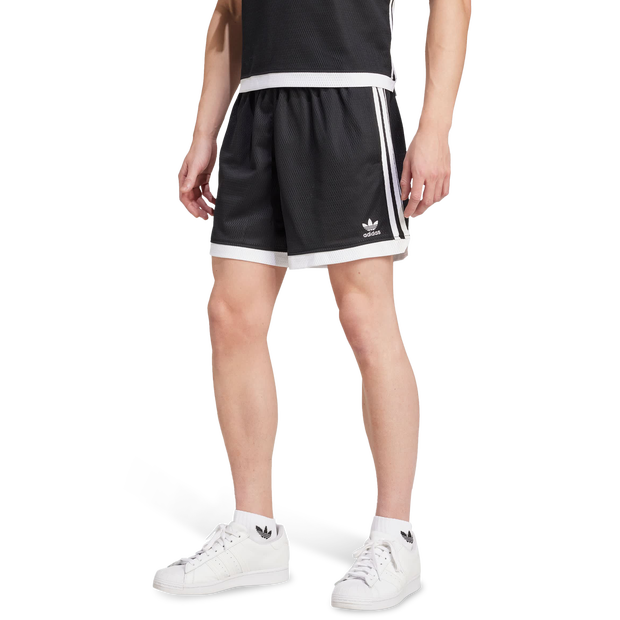 Adidas Mock Eyelet Shorts Shorts Poly Mesh Black