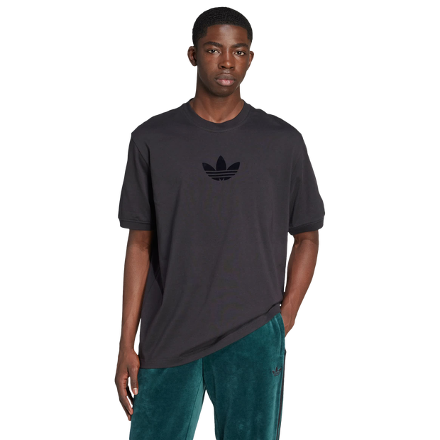 Adidas Cali T Shirts Cotton Jersey Black