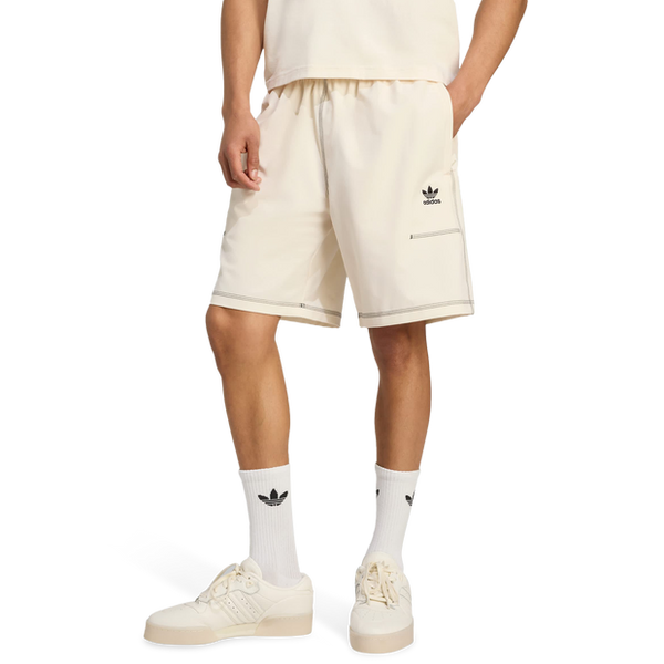 Adidas Trefoil Shorts Poly Mesh White
