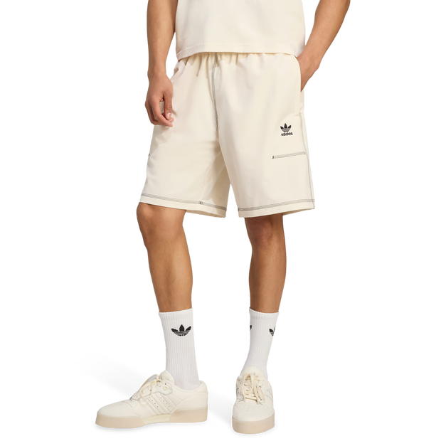 Adidas Trefoil Shorts Poly Mesh White