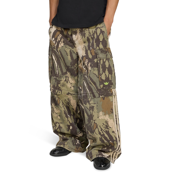 Adidas Zip Off Cargo Trousers Pants Cotton Jersey Multi