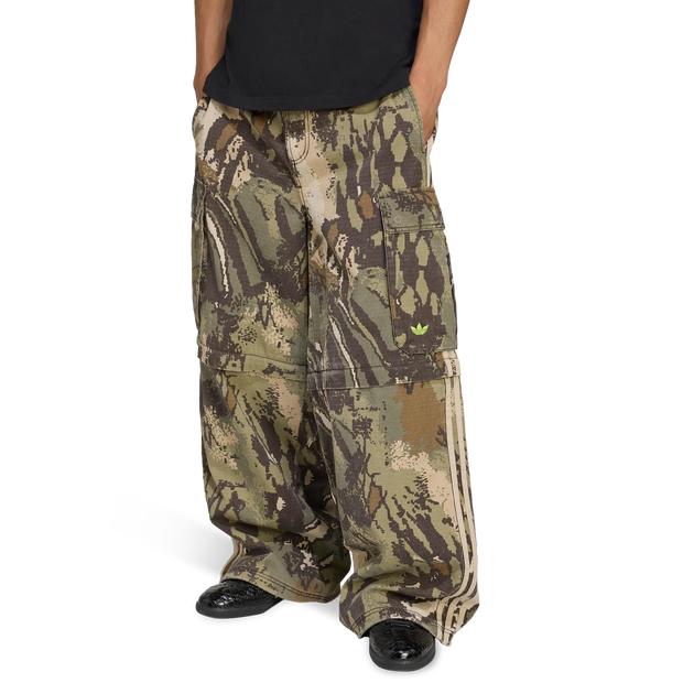 Adidas Zip Off Cargo Trousers Pants Cotton Jersey Multi