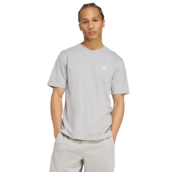 Adidas Trefoil T Shirts Cotton Jersey Grey