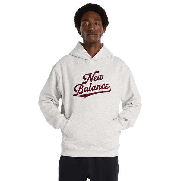 New Balance Athletics Legacy Hoodie Hoodies Cotton Jersey Grey