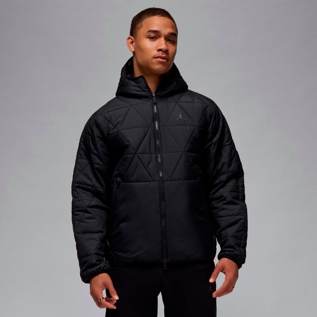 Jordan Therma Fit Jackets Cotton Jersey Black