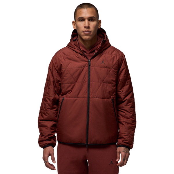 Jordan Sport Therma Fit Jackets Cotton Jersey Brown