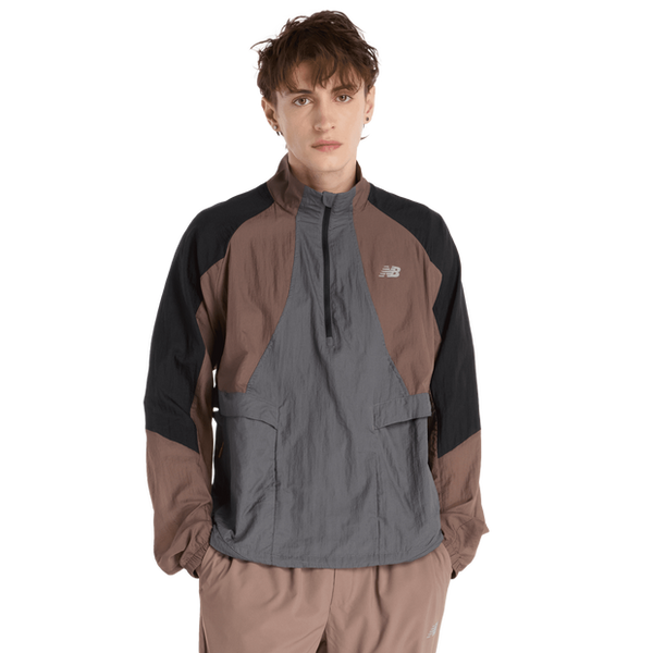 New Balance Better Run Water Resistant Jacket Jackets Nylon Brown