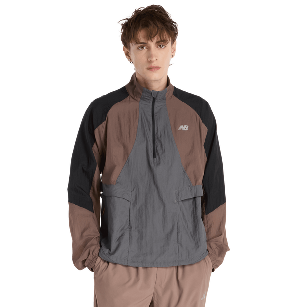 New Balance Better Run Water Resistant Jacket Jackets Nylon Brown