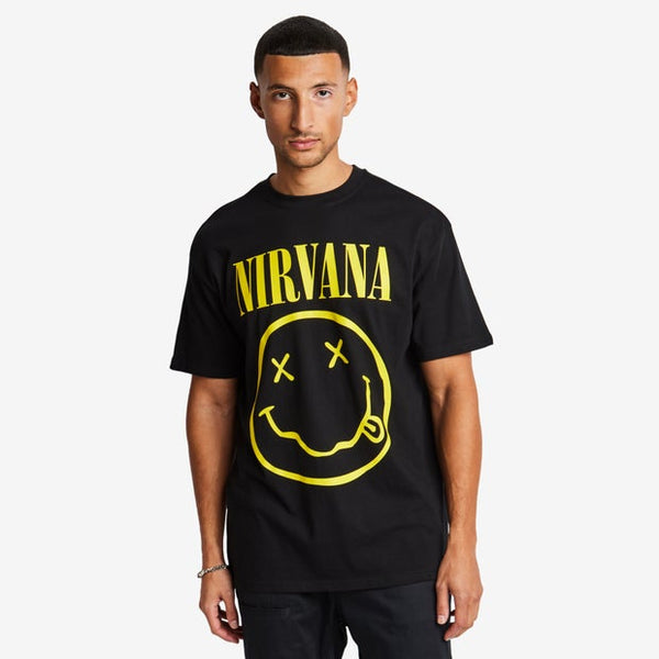 MERCHCODE Nirvana T-Shirts Black