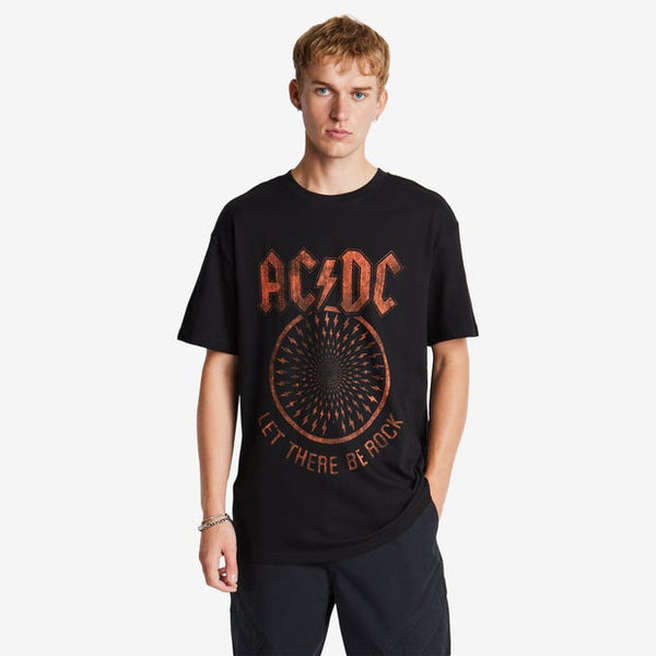 MERCHCODE Ac/dc T-Shirts Black