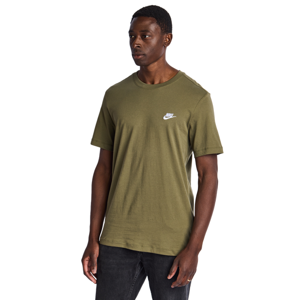 Nike Club T Shirts Olive