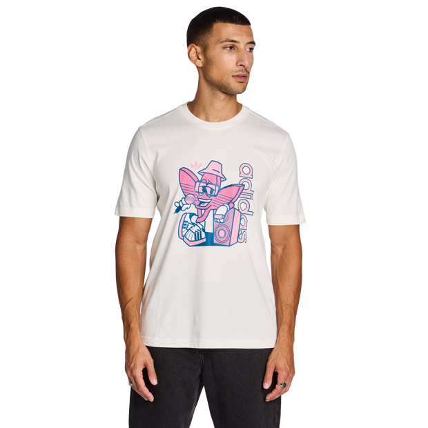 Adidas Graphics T Shirts Brown