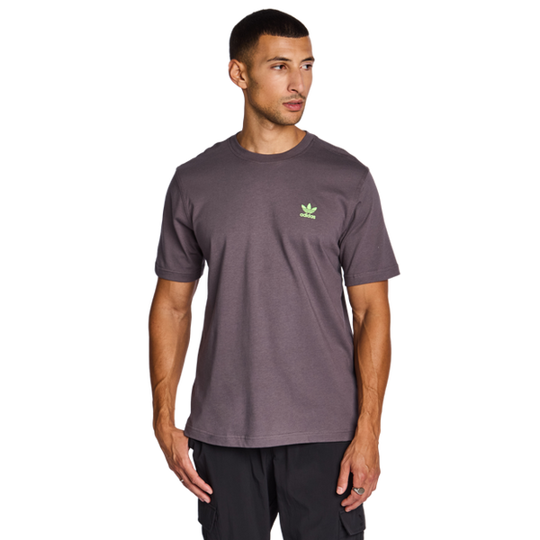 Adidas Essentials T Shirts Cotton Jersey Grey