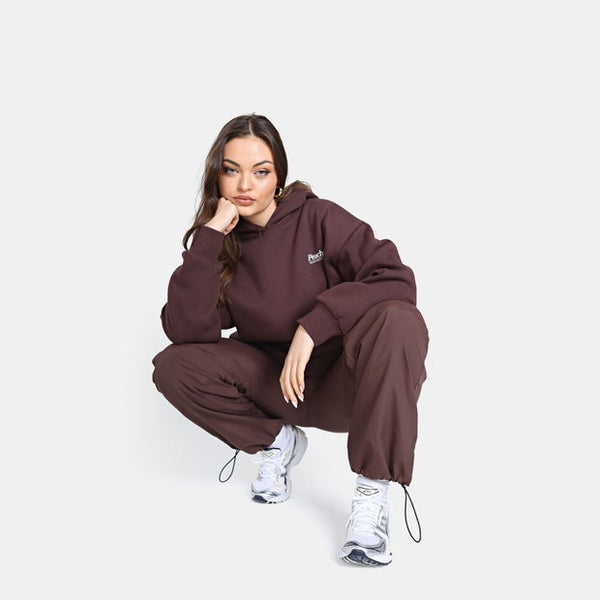 Peach Fit Flight Pants Poly Woven Brown