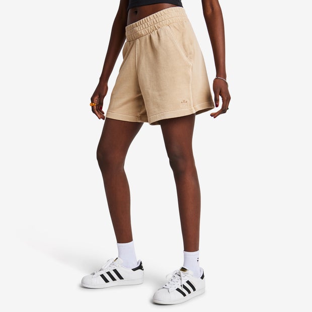 Adidas Essentials Shorts Cotton French Terry Beige