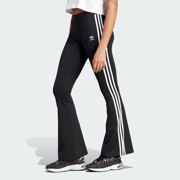 Adidas Flareds Leggings Cotton Canvas Black