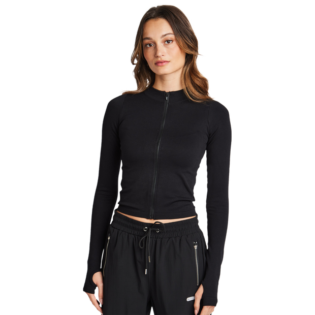 Peach Fit Lucia Seamless T Shirts Black