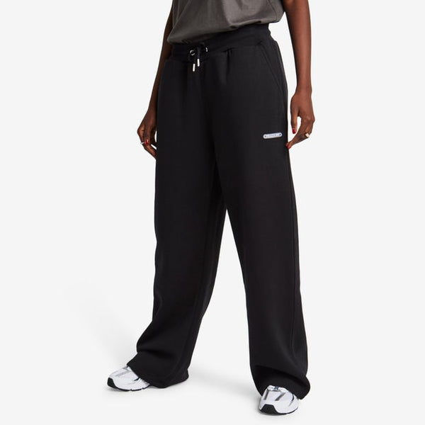 Peach Fit fleece Pants Black