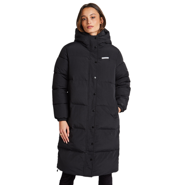 Peach Fit Essential Parka Jackets Black