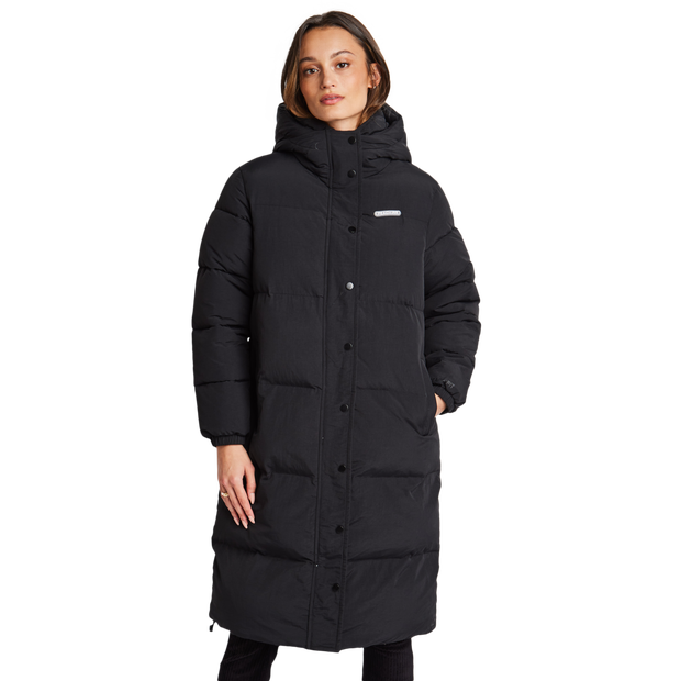 Peach Fit Essential Parka Jackets Poly Woven Black