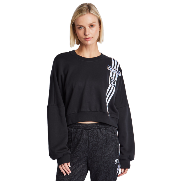 Adidas Adibreak Sweatshirts Cotton French Terry Black