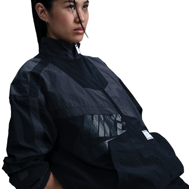 Nike Street Track Tops Poly Woven Grey