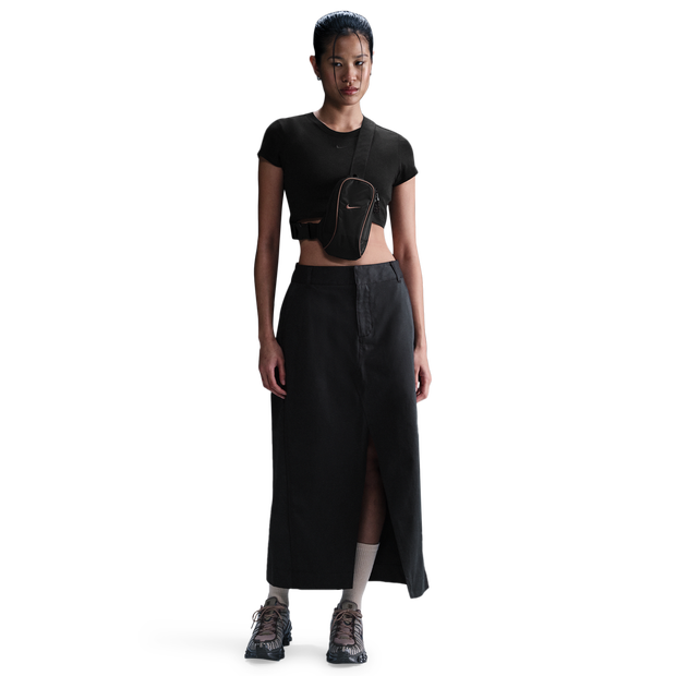 Nike Cllctn Skirts Cotton Woven Black