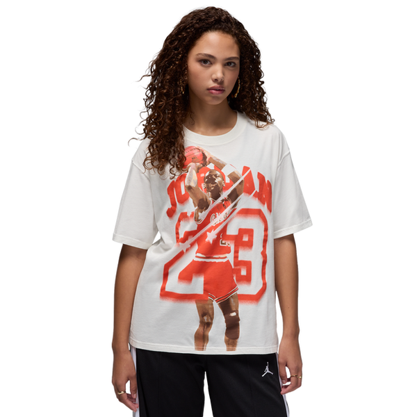 Jordan Flight T Shirts Cotton Jersey Beige