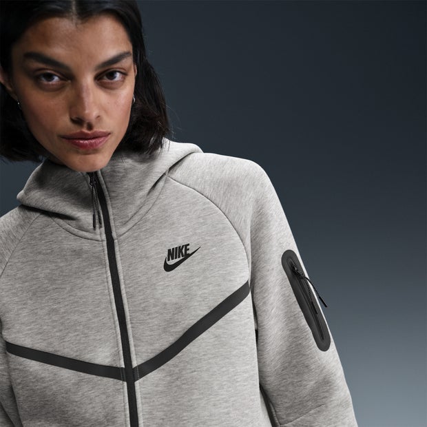Nike Tech Fleece Hoodies Cotton Jersey Grey