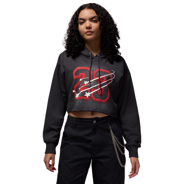 Jordan Flight Hoodies Cotton Jersey Black