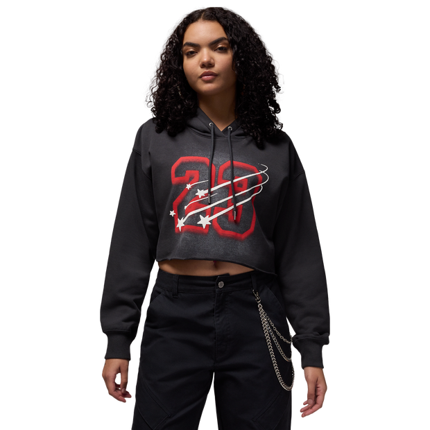 Jordan Flight Hoodies Cotton Jersey Black