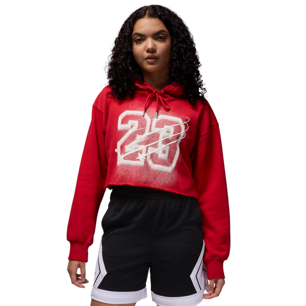 Jordan Flight Hoodies Cotton Jersey Red