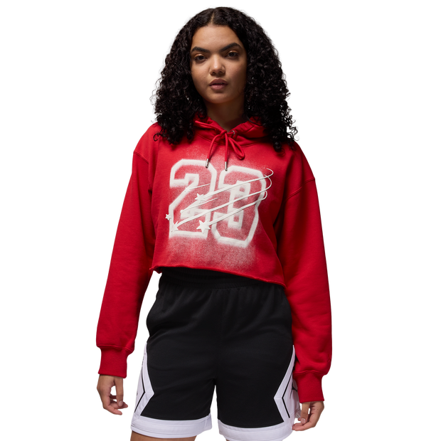 Jordan Flight Hoodies Cotton Jersey Red