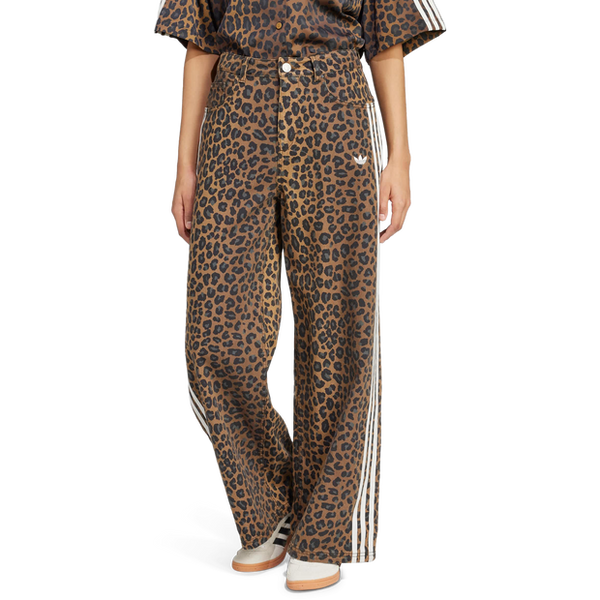 Adidas Originals Denim Joggers Pants Cotton Jersey Multi