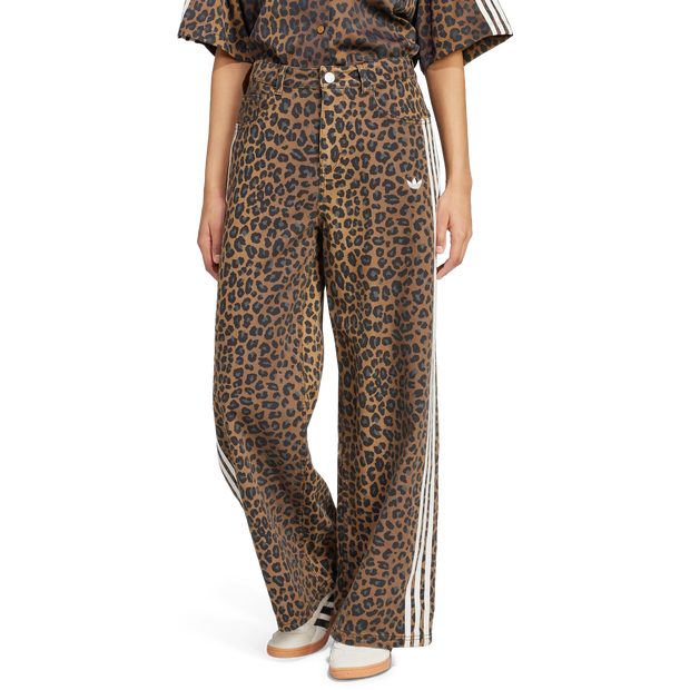 Adidas Originals Denim Joggers Pants Cotton Jersey Multi