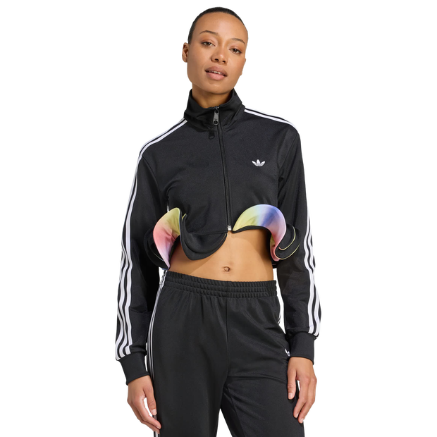 Adidas X Jeremy Scott Fashion Track Tops Poly Mesh Black