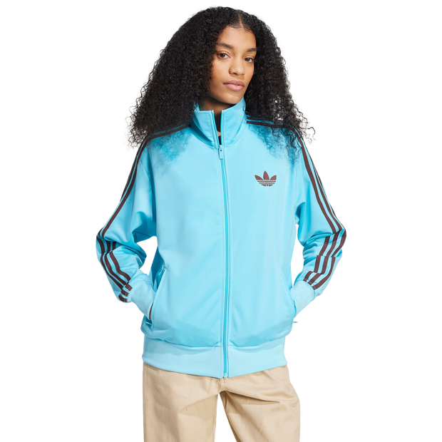Adidas Classic Track Tops Poly Mesh Blue