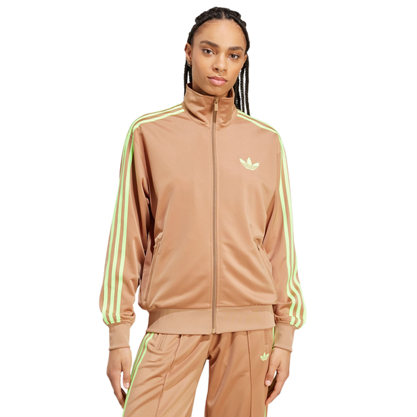 Adidas Classic Track Tops Poly Mesh Brown