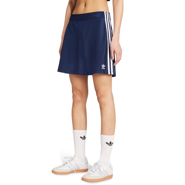 Adidas Adicolor 3 Stripes Mini Skirts Poly Mesh Blue
