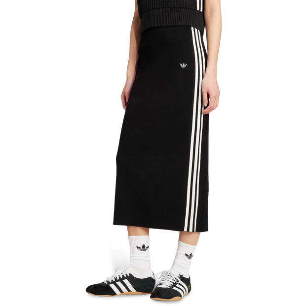Adidas Adicolor Knit 3 Stripes Skirts Cotton Canvas Black