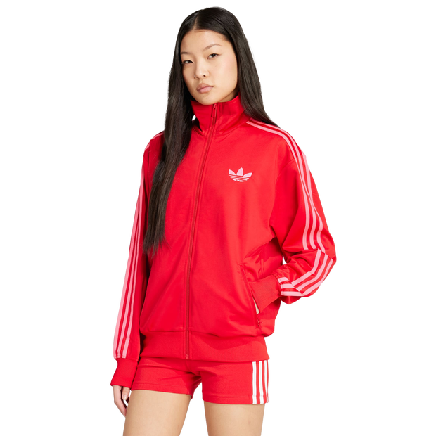 Adidas Classic Jackets Cotton Jersey Red