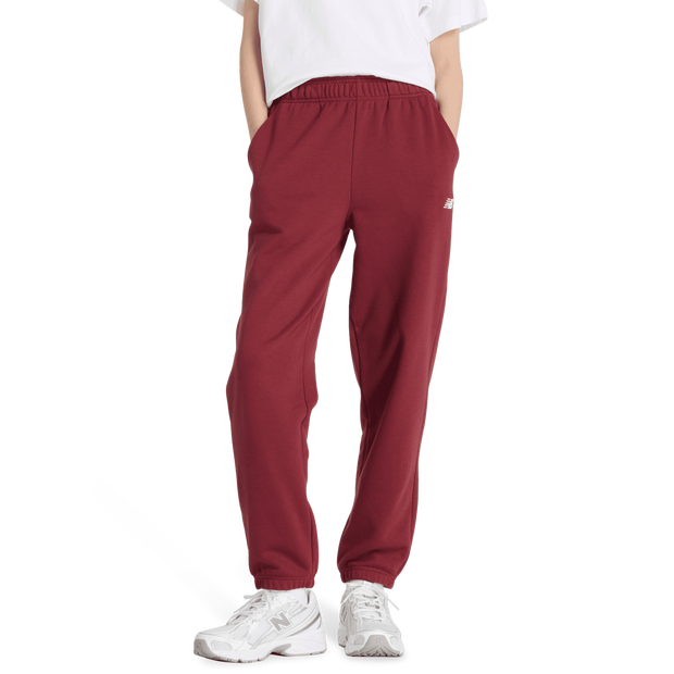New Balance Terry Pants Cotton Jersey Red