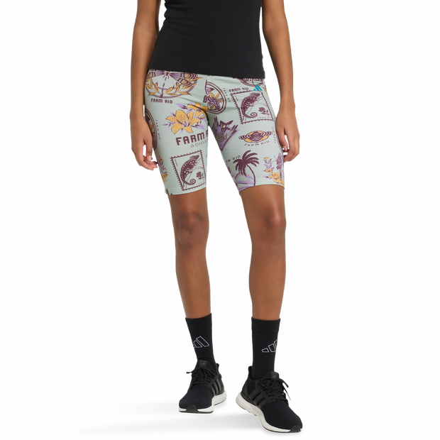 Adidas X Farm Bike Shorts Shorts Cotton Jersey Grey