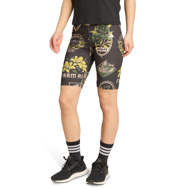 Adidas X Farm Bike Shorts Shorts Cotton Jersey Black