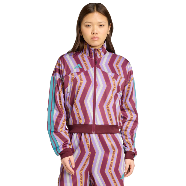 Adidas X Farm Tiro Track Top Track Tops Poly Mesh Red