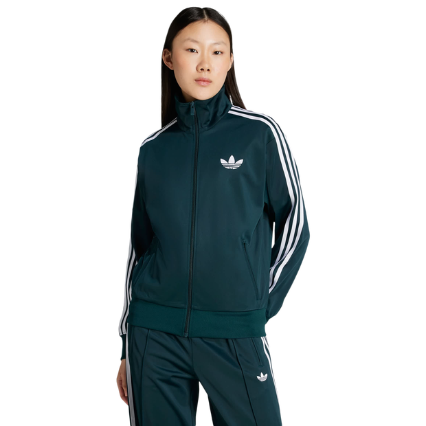 Adidas Classic Track Tops Poly Mesh Green