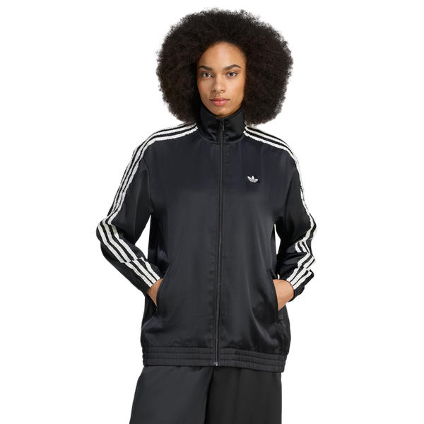 Adidas Firebird Track Tops Poly Mesh Black