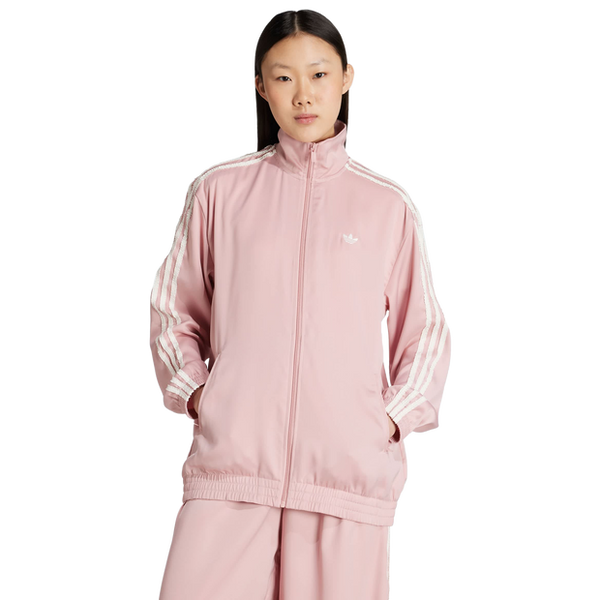 Adidas Firebird Track Tops Poly Mesh Pink