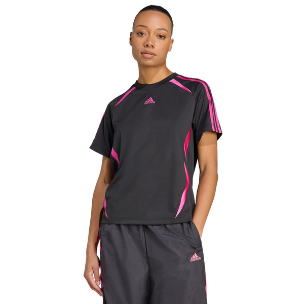 Adidas Adicolor Teamgeist Loose T Shirt T Shirts Poly Mesh Black